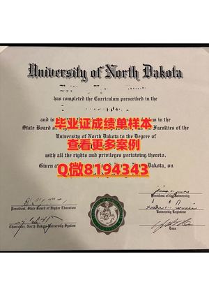 university Of North Diploma Sample