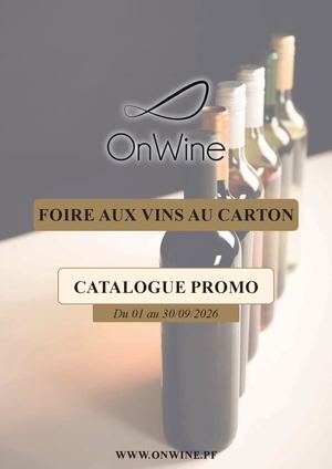 Catalogue Promo Septembre 2026 - OnWine