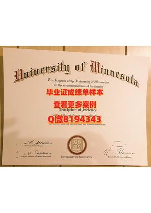 university Of Minnesota Rochester Diploma Sample
