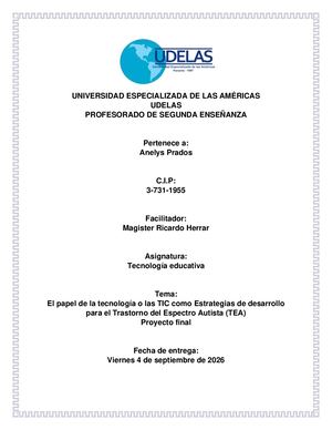 Universidad Especializada De Las Américas