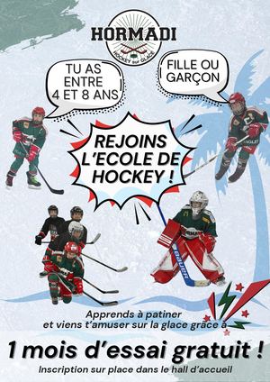 Flyer de l'école de hockey 2026/2027