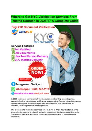 Top 17 + Kyc Verification Sites That Actually Deliver Fast Results
