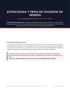 Informe Violencia Genero