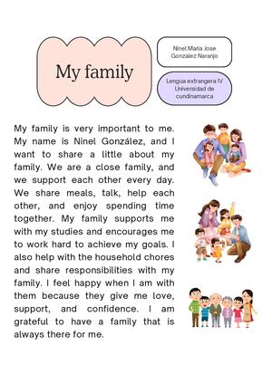My family - Ninel Maria Jose Gonzalez