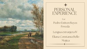 Experience Personal, park amusements - Pedro Estiven Reyes Poveda