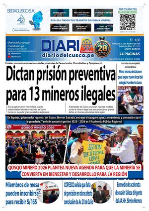 2026 09 04 Diario Del Cusco