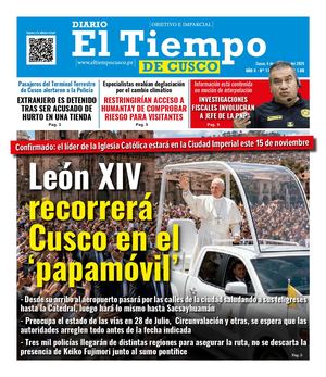 2026 09 04 Diario El Tiempo Cuz