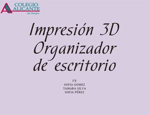 Impresión 3D