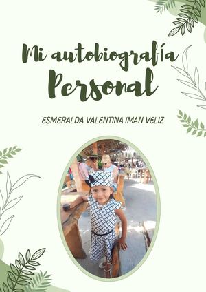 Autobiografía De Esmeralda Iman Veliz 4b