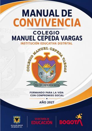 Manual De Convivencia Colegio Manuel Cepeda Vargas