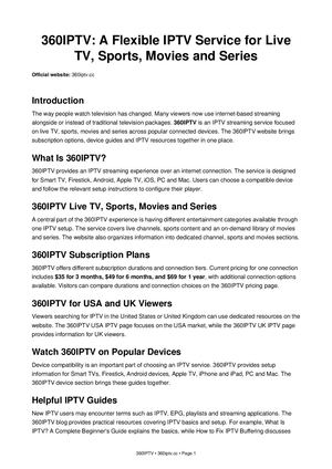 360iptv Article