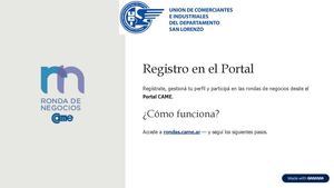 UCI CAME - Instructivo Inscripcion Rondas De Negocios