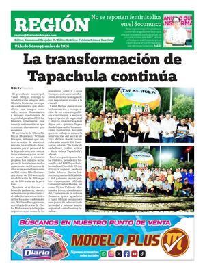 Región Sábado 5 De Septiembre De 2026