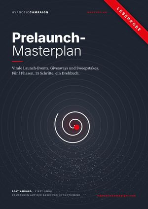 Hypnotic Campaign Leseprobe Prelaunch Masterplan