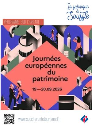 Programme des Journées Européennes du Patrimoine en Sud Charente
