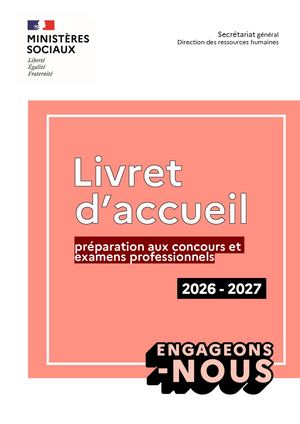 DRH Livret préparation Concours Examens Pro 26 27
