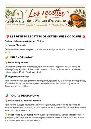 Recettes D'automne 2026