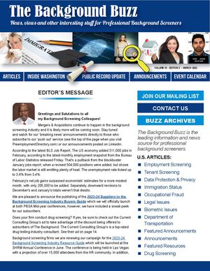 BACKGROUND BUZZ - March 2023