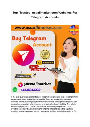 Top 3 Trusted Websites For Buying Telegram Accounts 2k26 27
