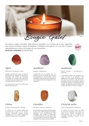 Bougies Les Minerales 2026
