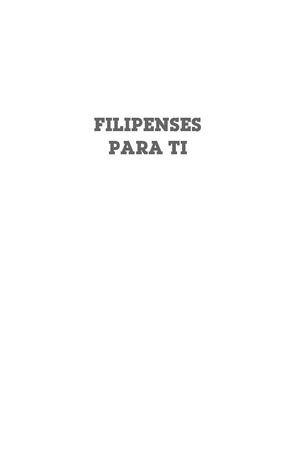 Libro Filipenses Para Ti