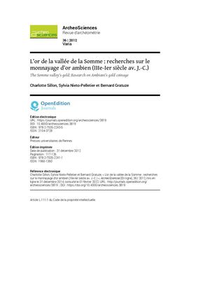 Sillon, Neto Pelletier, Gratuze 2014