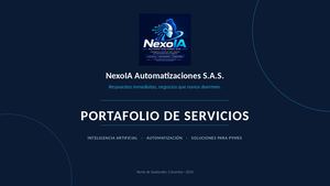 Portafolio De Servicios Nexo IA