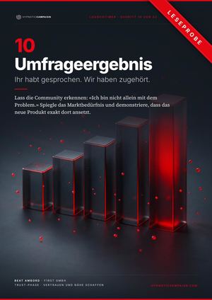 Hypnotic Campaign Launch Timer 10 Umfrageergebnis Leseprobe