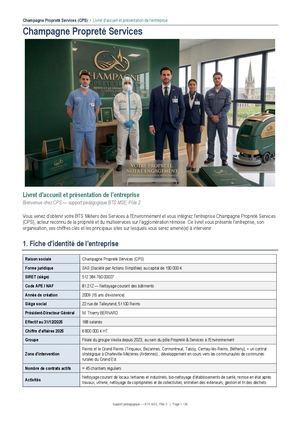Presentation Entreprise Cps