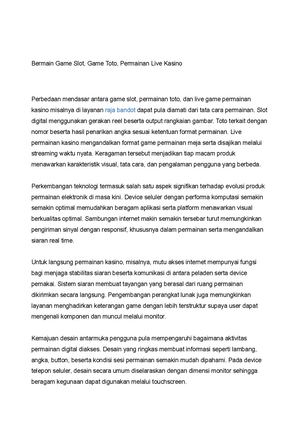 Raja Bandot Adalah Platform Game Online Terpercaya Di Indonesia Yang Menghadirkan Permainan Slot, Toto Macau, Sbobet, Serta Live Casino