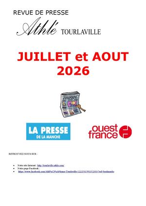 Revue De Presse Ast Juillet Et Août 2026