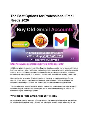 The Best Options For Professional Email Needs 2026