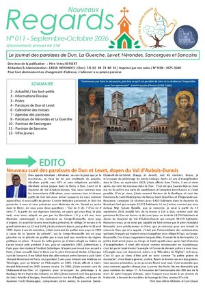 Nouveaux Regards N° 011 Septembre Octobre 2026 A4