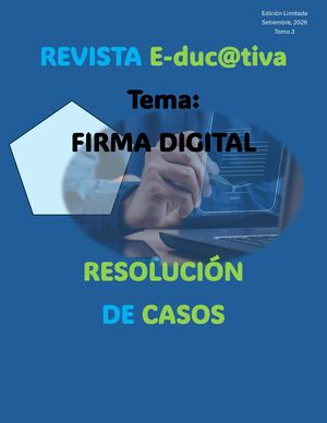 Actividad Revista Educativa Firma Digital