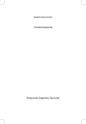 Masiva Yolculuğu - Tunahan Haksever PDF