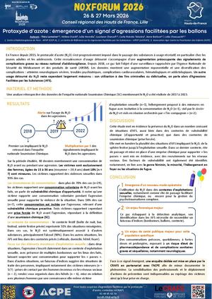 Théa Lamoine et al. Protoxyde d'azote : émergence d'un signal d'AFS par les ballons. Poster NoxForum 2026