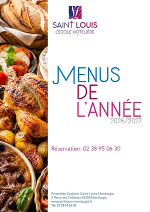 Menu 2026 2027