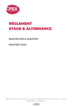 2627 Règlement Stage & Alternance