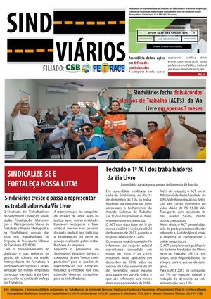 Informativo do Sindviários - Fevereiro de 2017