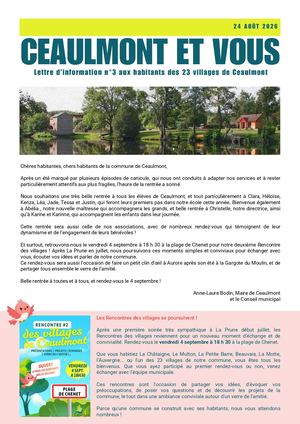 Lettre habitants #3