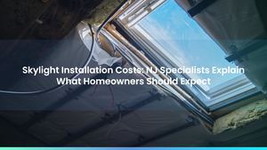 Skylight Installation Costs: NJ Specialists Explain What Homeowners Should Expect