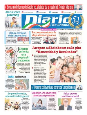 Portada, Lunes 7 De Septiembre De 2026