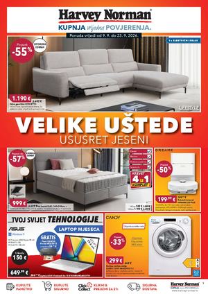 Velike uštede ususret jeseni! | Harvey Norman