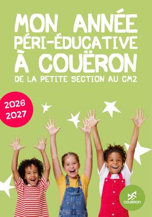 Mon année péri-éducative à Couëron - 2026-2027