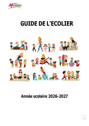Guide de L'écolier 2026-2027