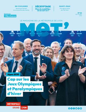MeT' le magazine de la Métropole de Lyon n°64 - Septembre 2026, édition Villeurbanne