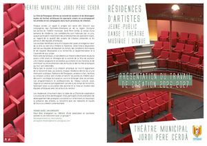 Prog. Résidences d'artistes 26-27