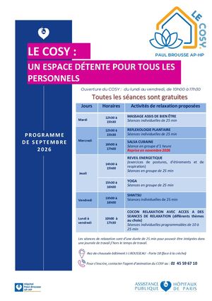 Pbr Programme Cosy Septembre 2026