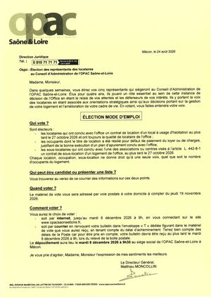 Courrier du 24 août 2026