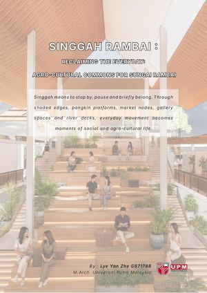Thesis Design Report Lye Yan Zhe
